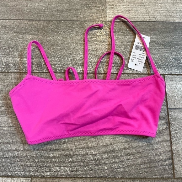 La Hearts By Pac Sun Size Small Pink Bikini Top New With Tags - Picture 6 of 6
